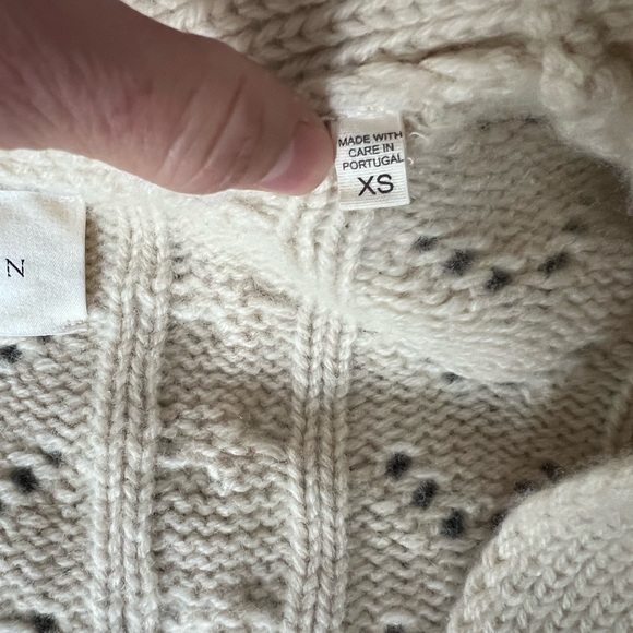 DÔEN Beacon cardigan, NWOT, size XS, ivory - Picture 6 of 8
